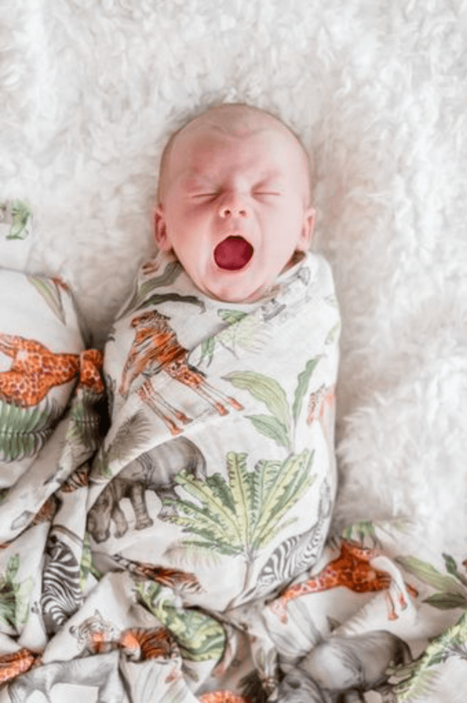 Safari Bamboo Muslin Wrap - Bubba Bump