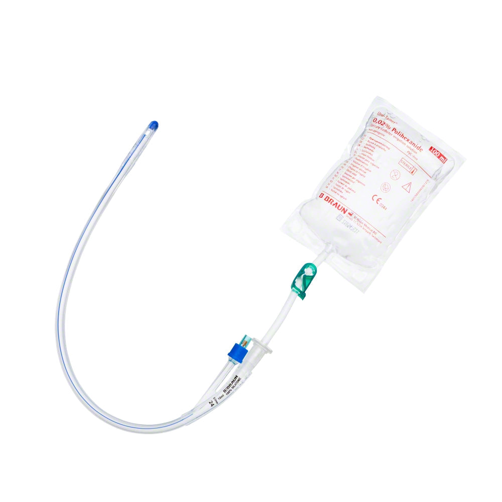 B. Braun Uro-Tainer Phmb Polihexanide 0.02% INT 100mL (FB99965) - Catheter Decolonization (removal of bacteria)